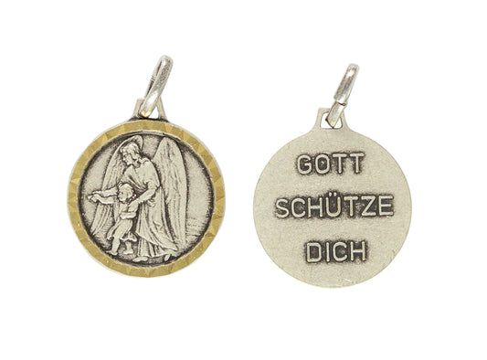 Medaille Schutzengel Gott schütze dich