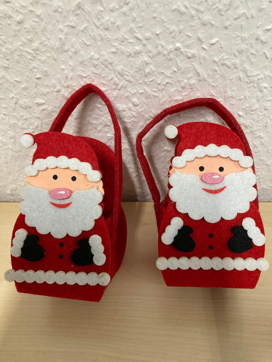 Advent Weihnachten Nikolaus rot Stofftasche